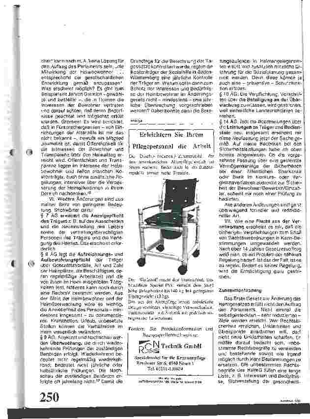 Vorschauseite 5: Erstes Gesetz zur Änderung des Heimgesetzes