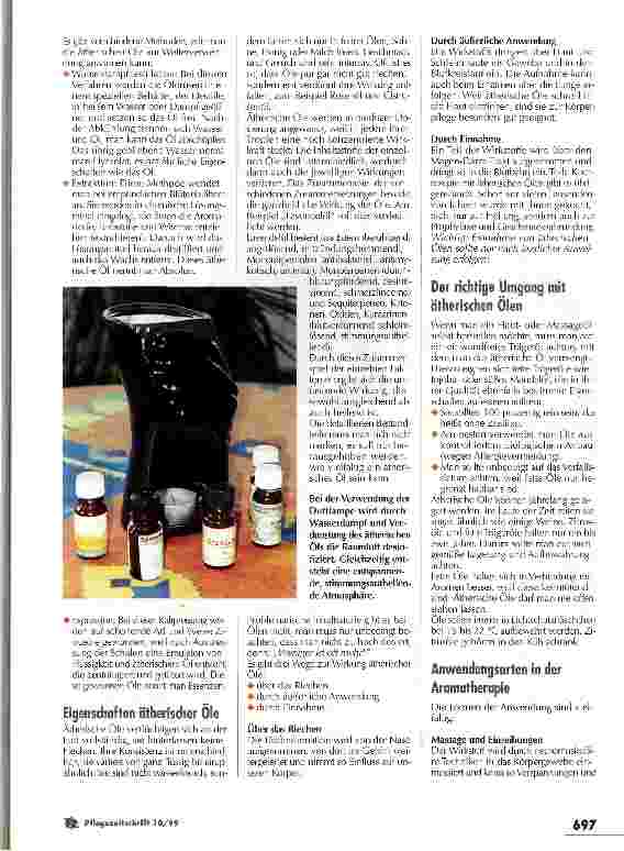 Vorschauseite 2: Der sanften Methode sind (fast) keine Grenzen gesetzt Aromatherapie