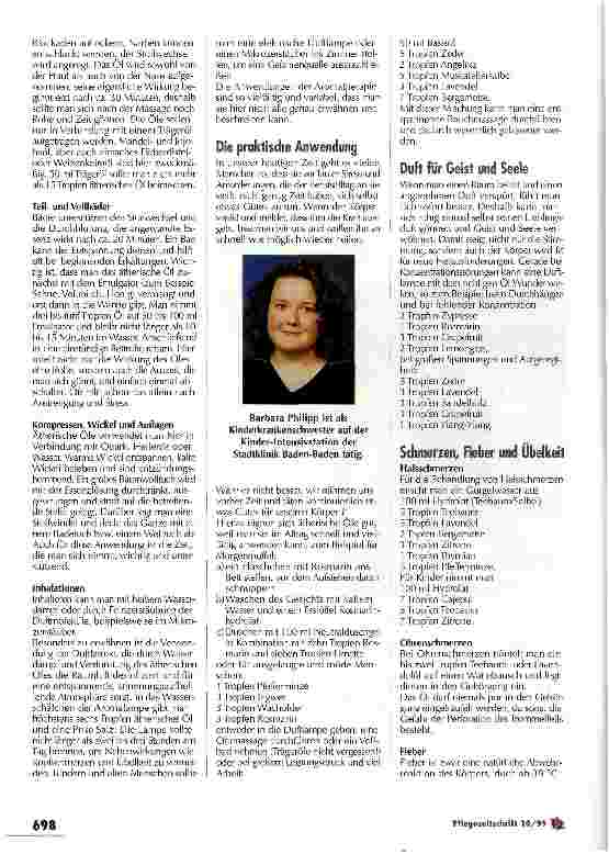 Vorschauseite 3: Der sanften Methode sind (fast) keine Grenzen gesetzt Aromatherapie