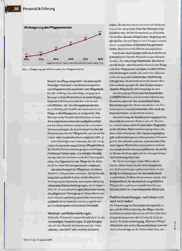 Vorschauseite 3: Neue Wege in der Pflege