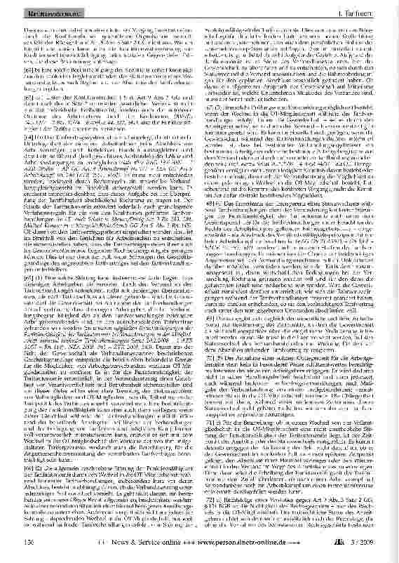Vorschauseite 4: „Blitzwechsel eines Arbeitgebers von einer Voll-in eine OT-Mitgliedschaft