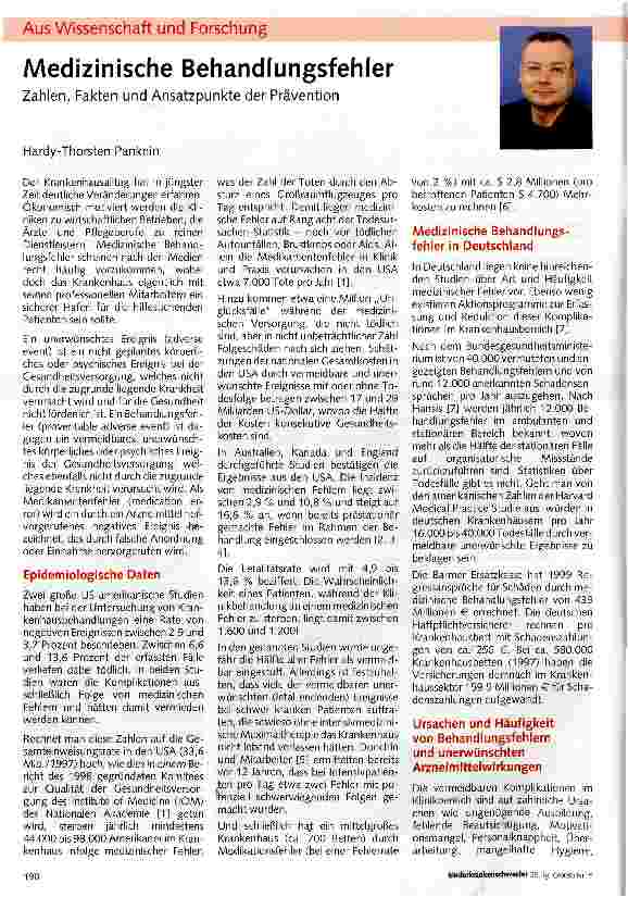 Vorschauseite 1: Medizinische Behandlungsfehler