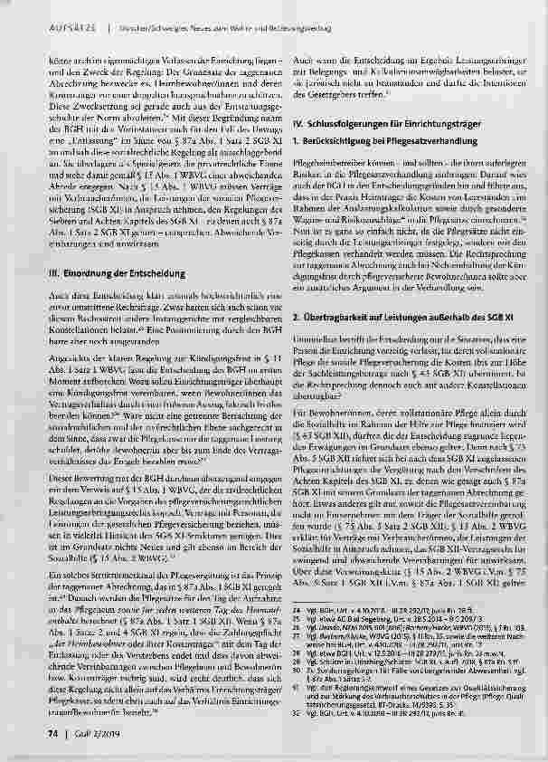 Vorschauseite 5: Neues zum Wohnund Betreuungsvertrag