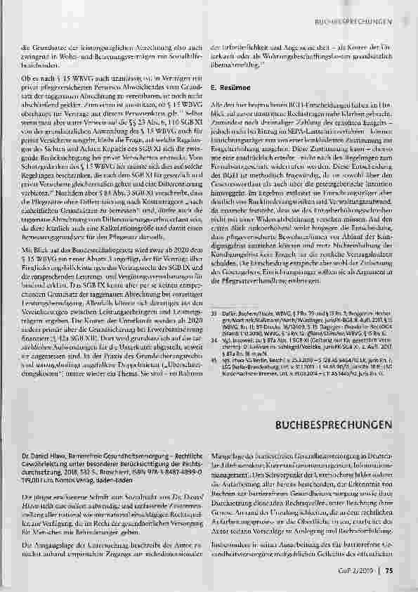 Vorschauseite 6: Neues zum Wohnund Betreuungsvertrag
