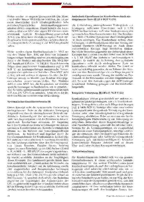 Vorschauseite 4: Kooperationen zwischen Arzt und Krankenhaus
