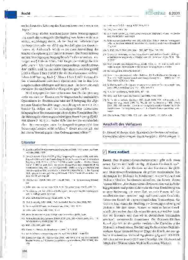 Vorschauseite 4: Der Einsatz „selbstständiger Drittärzte als abrechenbare Krankenhausleistung?