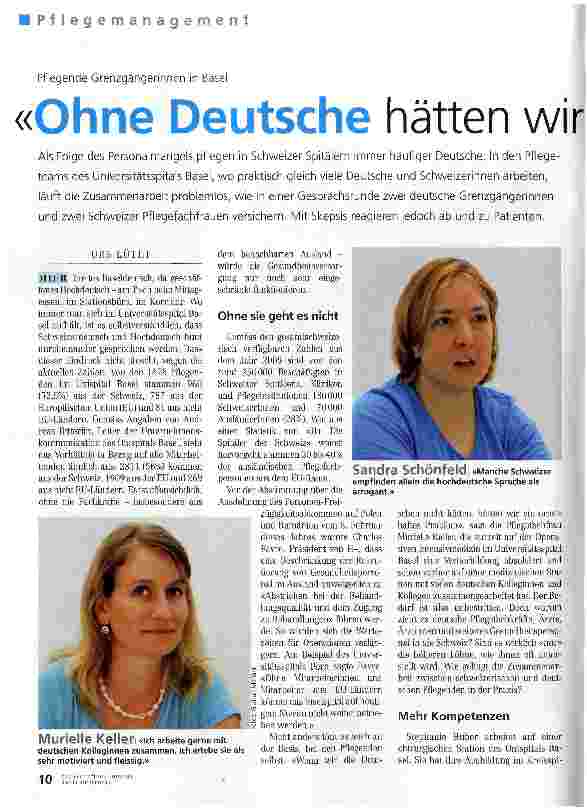 Vorschauseite 1: Ohne Deutsche hätten wir ein ernsthaftes Problem