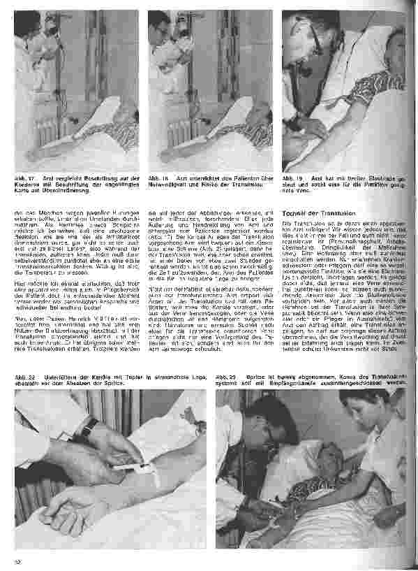 Vorschauseite 5: Transfusionskunde, Blutgruppenserologie und Immunhämatologie 3. Folge: Durchführung der Bluttransfusion