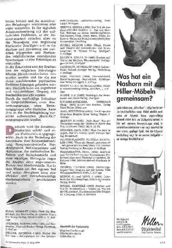 Vorschauseite 6: Die Problematik der Sterbebegleitung im Alltag der Pflegenden Es bedarf auch professioneller Hilfe für die Pflegenden