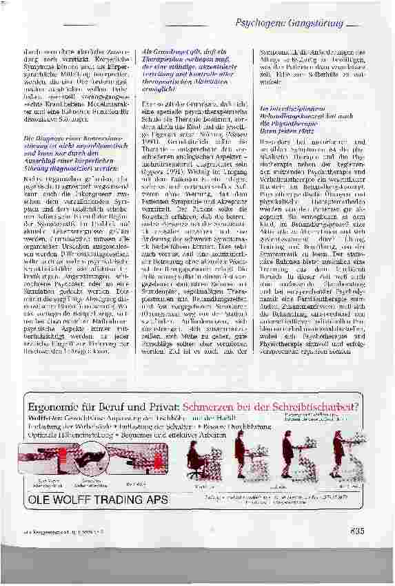 Vorschauseite 3: Die interdisziplinäre Zusammenarbeit von Kinder-und Jugendpsychiatrie und Physiotherapie am Beispiel psychogener Gangund Bewegungsstörungen