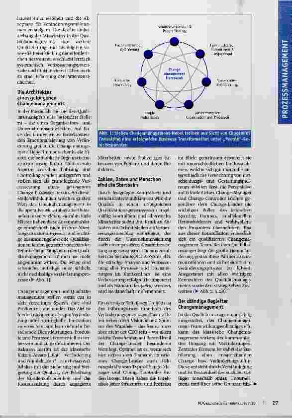 Vorschauseite 2: Qualltätsmanagement als Motor professioneller Change-Prozesse