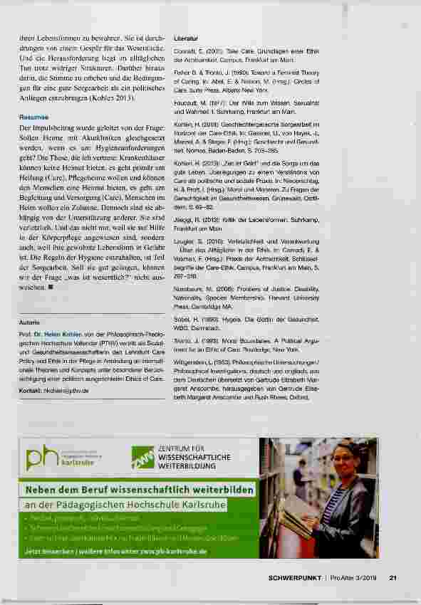 Vorschauseite 3: Hygeia trifft Justitia