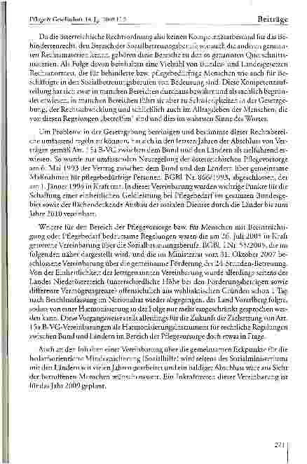 Vorschauseite 3: Die Neustrukturierung der Sozialbetreuungsberufe in Österreich