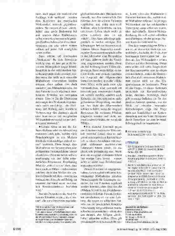 Vorschauseite 3: Marginale Wirksamkeit als Ausschlusskriterium