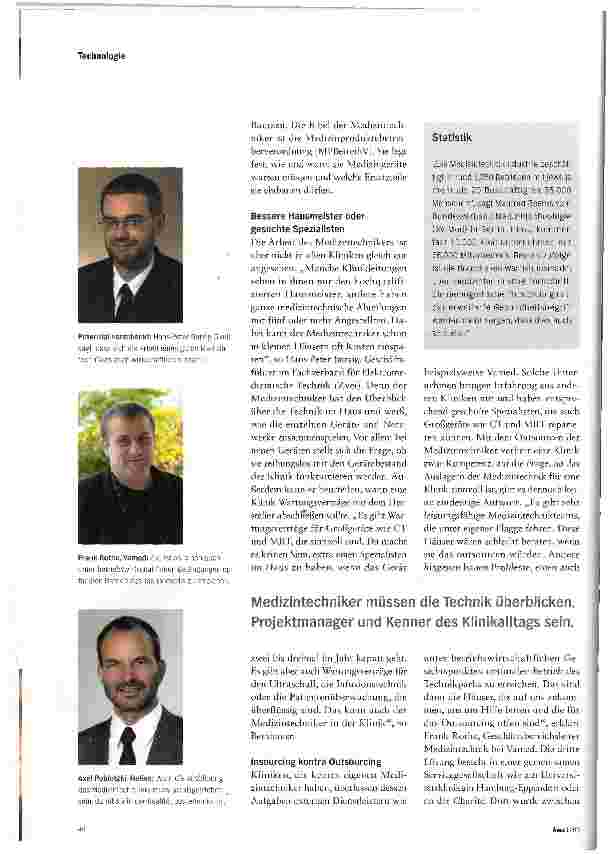 Vorschauseite 3: Generalisten gesucht