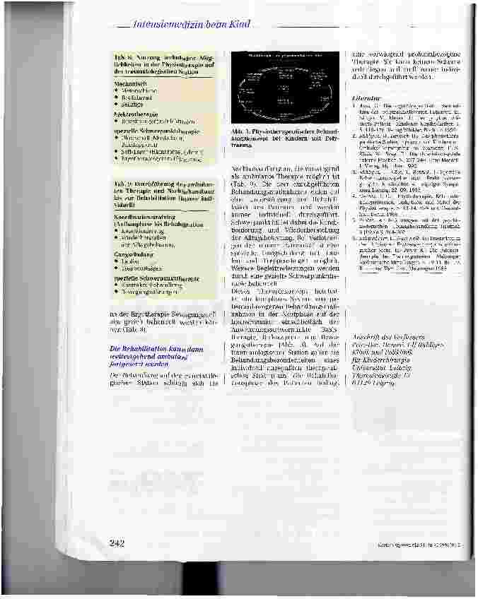 Vorschauseite 5: Physiotherapiekonzepte für das polytraumatisierteKind - Intensivtherapie - stationäre und ambulante Frührehabilitation