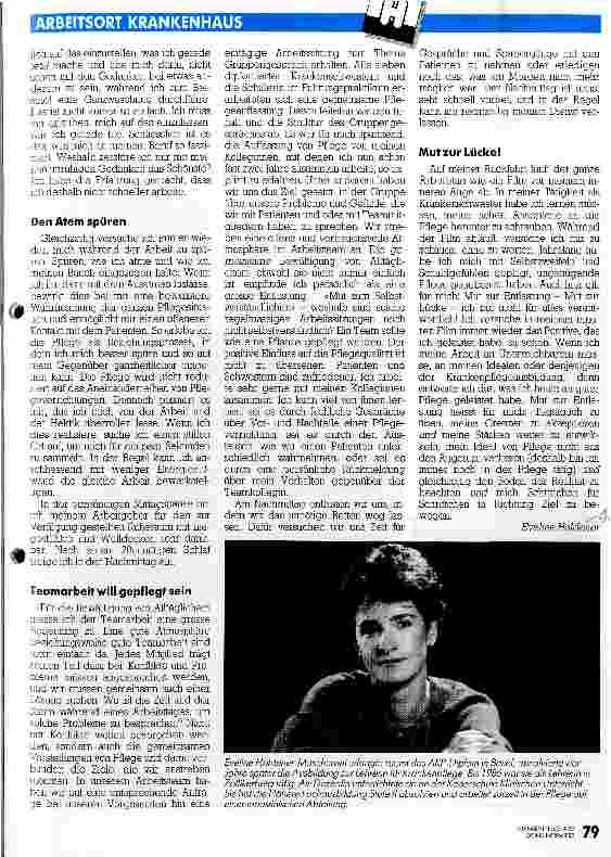 Vorschauseite 2: Mut zum Selbstverständlichen - Mut zur Entlastung