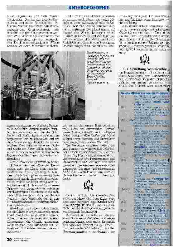Vorschauseite 3: Mistel-Präparat Ein krebshemmendes Zaubermittel?