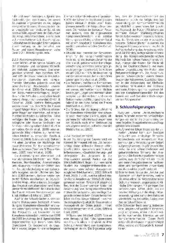 Vorschauseite 4: Evidenz der Akupunkturanwendung zur Geburtsunterstützung