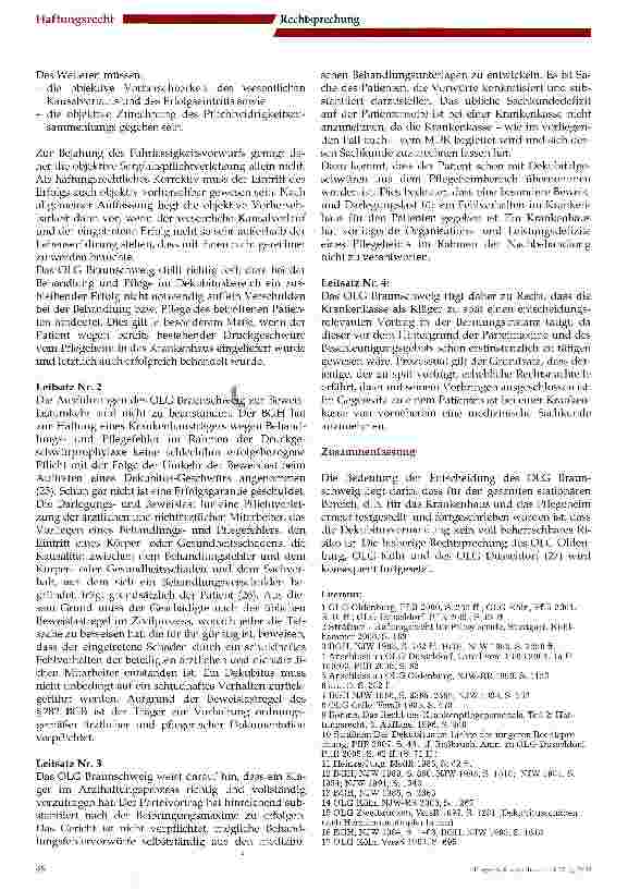 Vorschauseite 4: Dekubitus - ein voll beherrschbares Risiko?