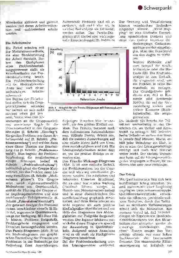 Vorschauseite 4: Qualitätszirkel als Instrument des Qualitätsmanagement