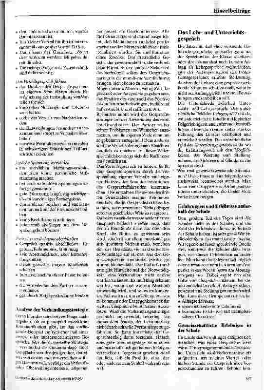 Vorschauseite 2: Gesprächsstrukturen Zur didaktischen Bearbeitung von mündlicher Kommunikation