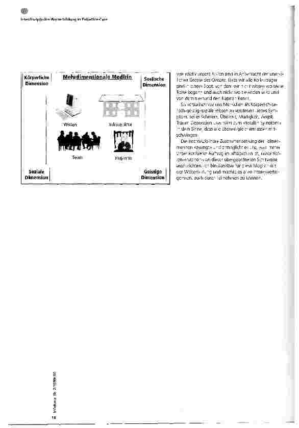 Vorschauseite 2: Interdisziplinäre Weiterbildung in Palliative-Care