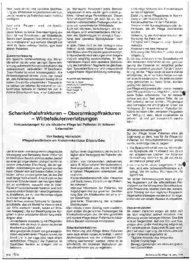 Vorschauseite 6: Die Wirbelsäulenverletzung des alten Menschen