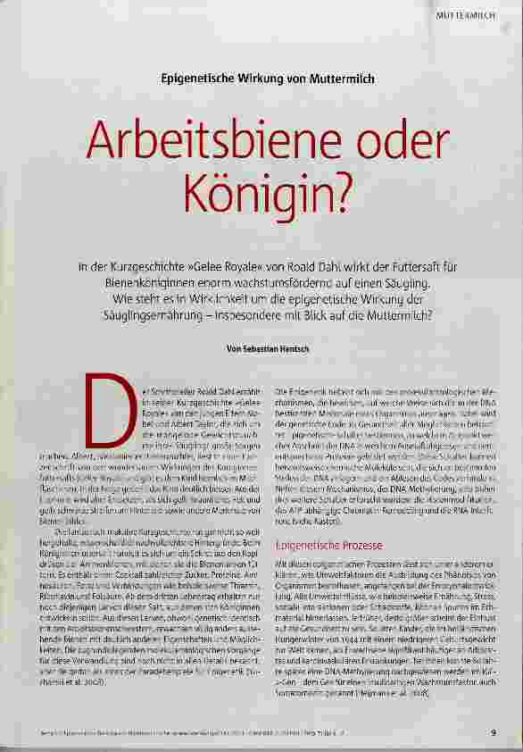 Vorschauseite 1: Arbeitsbiene oder Königin?