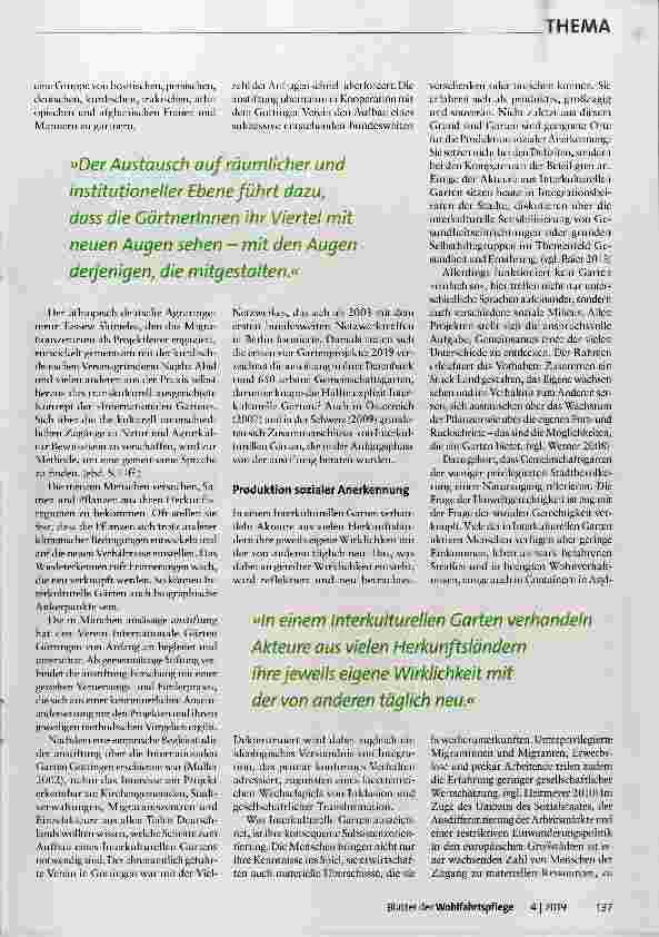 Vorschauseite 2: Interkulturelle Gärten