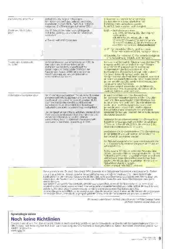 Vorschauseite 6: Das CTG Wer braucht es und wofür?