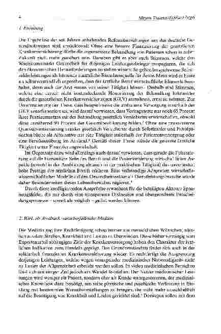 Vorschauseite 2: Ärztliche Tätigkeit unter Finanzierungsvorbehalt Individuelle Gesundheitsleistungen (IGeL) als Ausweg?