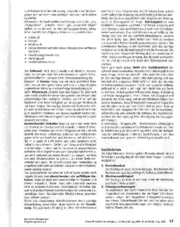 Vorschauseite 6: Sucht ohne Drogen Stoff ungebundene Abhängigkeiten