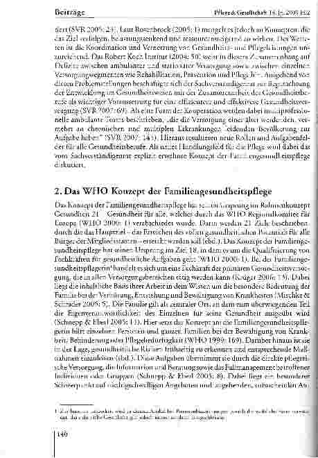Vorschauseite 3: Die Familiengesundheitspflege und ihre Umsetzung in einer städtischen und einer ländlichen Region in Deutschland