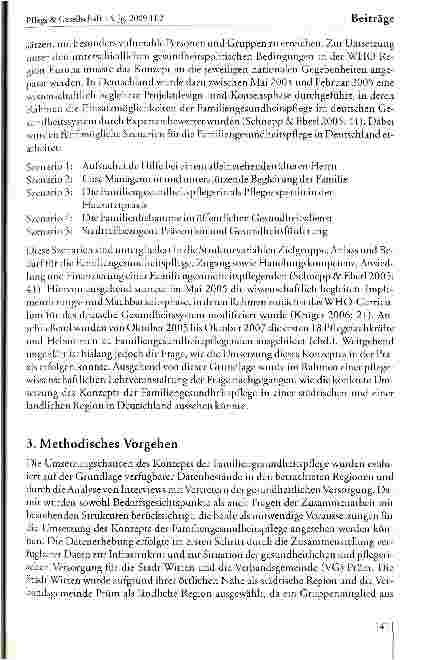 Vorschauseite 4: Die Familiengesundheitspflege und ihre Umsetzung in einer städtischen und einer ländlichen Region in Deutschland