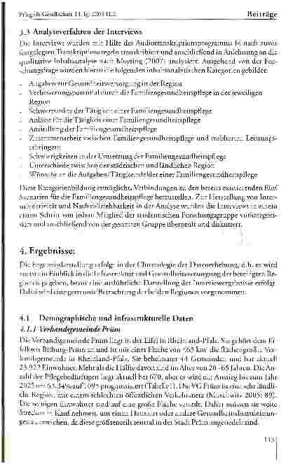 Vorschauseite 6: Die Familiengesundheitspflege und ihre Umsetzung in einer städtischen und einer ländlichen Region in Deutschland