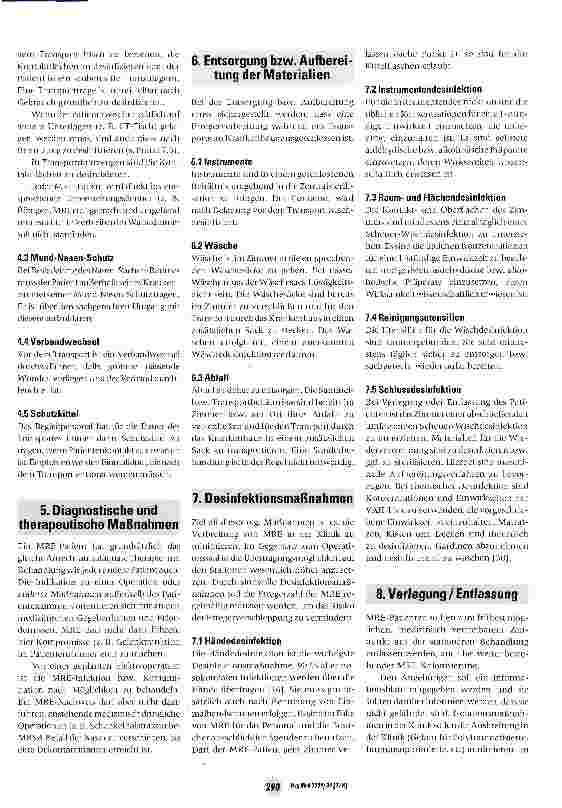 Vorschauseite 4: Maßnahmen beim Auftreten multiresistenter Erreger (MRE)