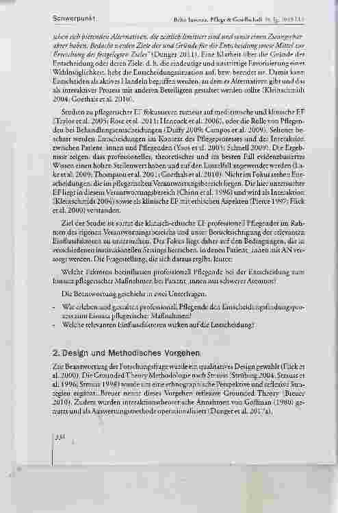 Vorschauseite 4: Gleichzeitigkeit und Entscheidungshandeln im pflegerischen Alltag - eine reflexive Grounded Theory Studie unter Einbezug Goffmans Rahmenanalyse