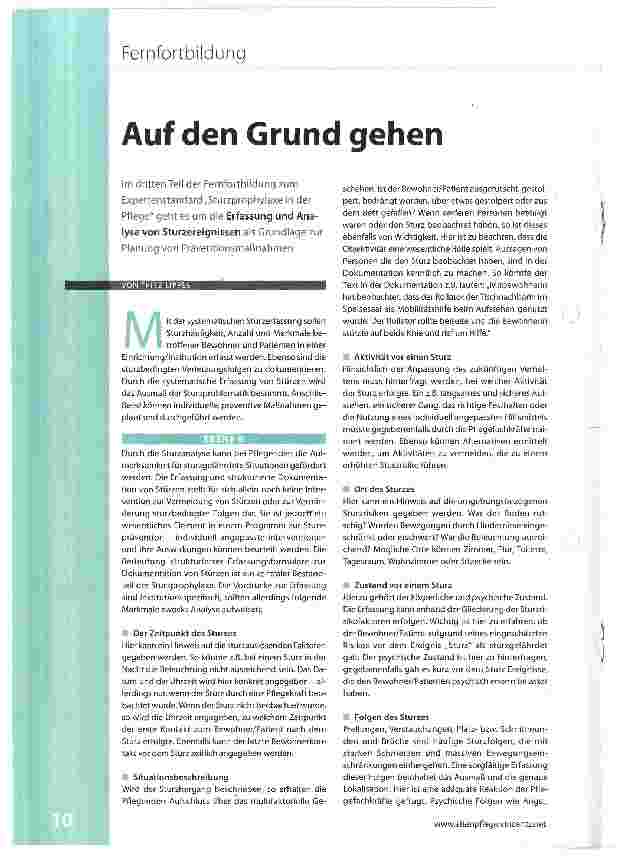 Vorschauseite 1: Auf den Grund gehen