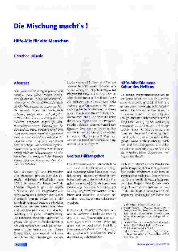 Vorschauseite 1: Die Mischung machts!