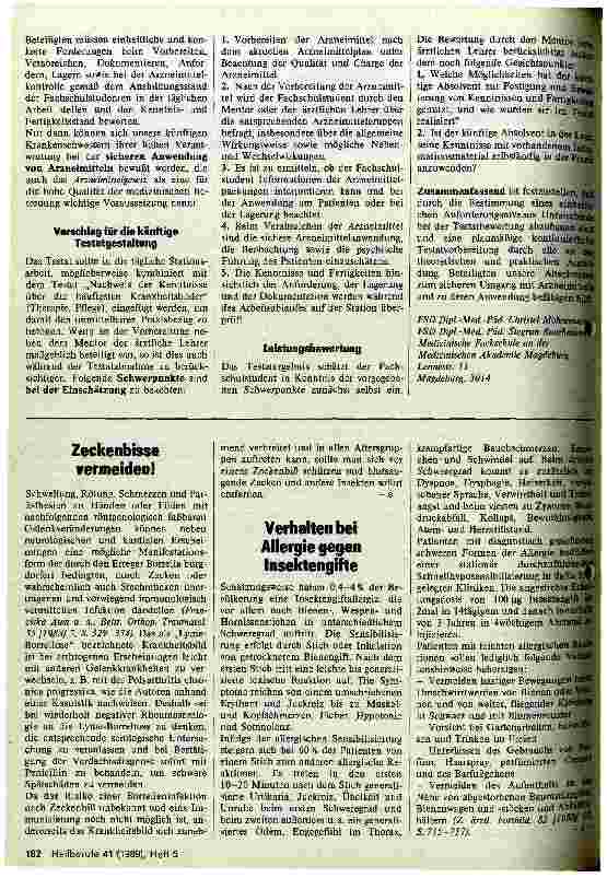 Vorschauseite 2: Anforderungen an medizinische Fachschulstudenten für den Umgang mit Arzneimitteln und deren Anwendung
