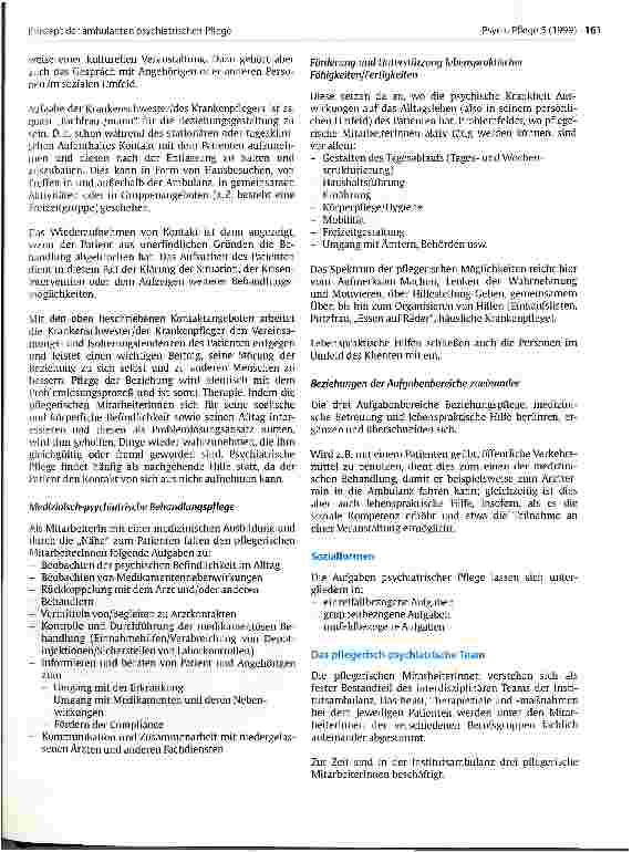 Vorschauseite 2: Konzept der ambulanten psychiatrischen Pflege Institutsambulanz Kassel, Psychiatrisches Krankenhaus Merxhausen