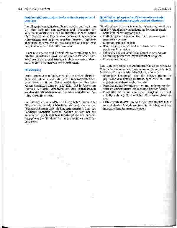 Vorschauseite 3: Konzept der ambulanten psychiatrischen Pflege Institutsambulanz Kassel, Psychiatrisches Krankenhaus Merxhausen