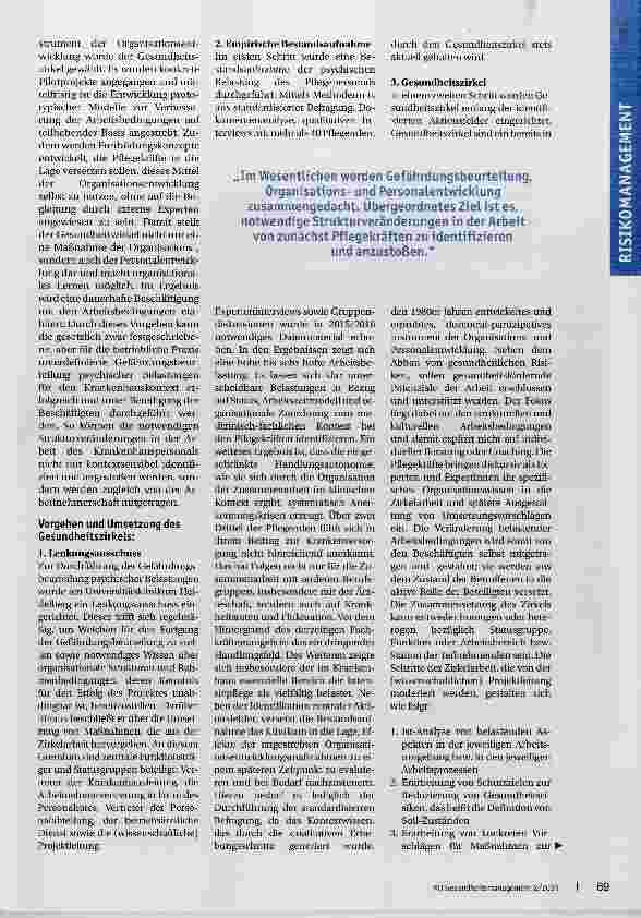 Vorschauseite 2: Gefährdungsbeurteilung psychischer Belastungen