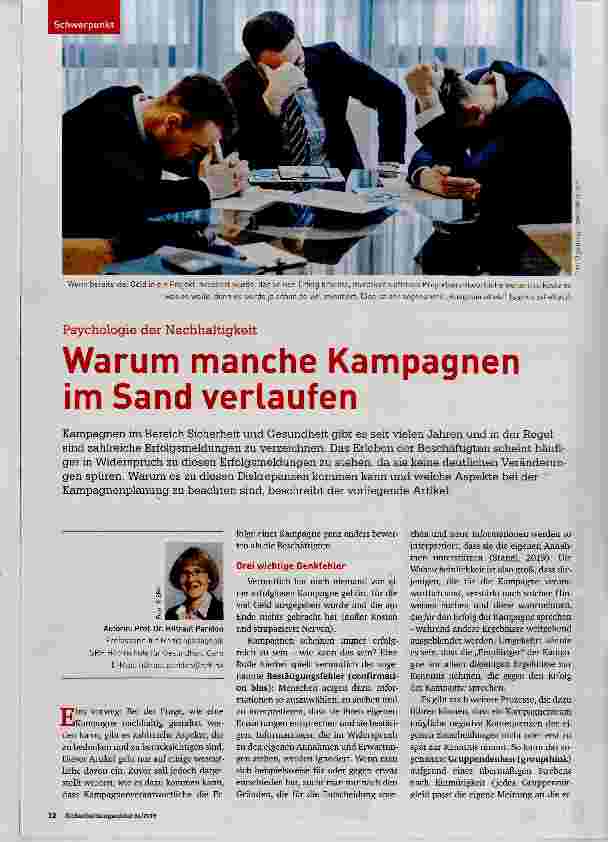 Vorschauseite 1: Warum manche Kampagnen im Sand verlaufen