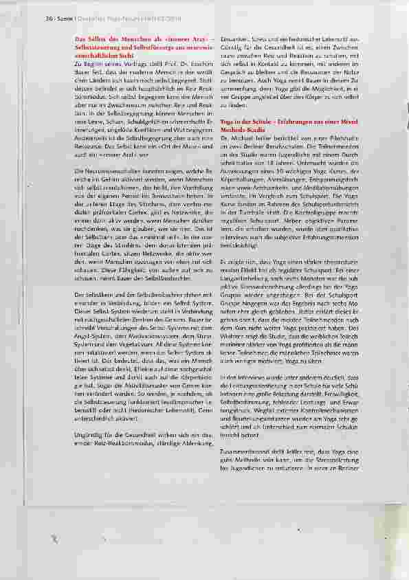 Vorschauseite 3: Yoga in Prävention und Therapie