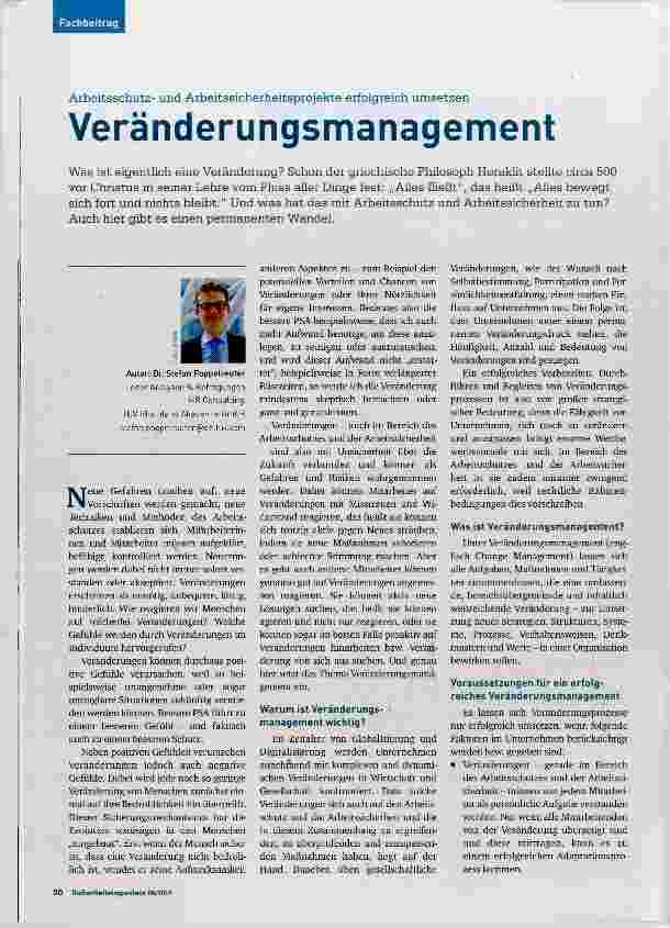 Vorschauseite 1: Veränderungsmanagement