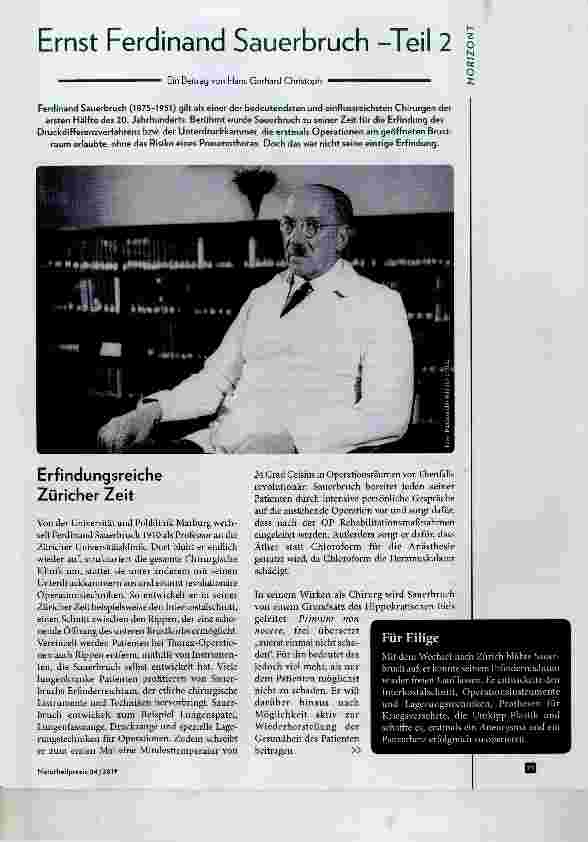 Vorschauseite 1: Ernst Ferdinand Sauerbruch -Teil 2