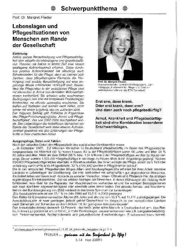 Vorschauseite 1: Lebenslagen und Pflegesituationen von Menschen am Rande der Gesellschaft