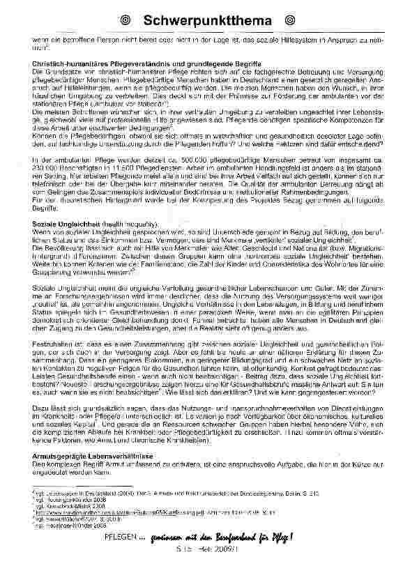 Vorschauseite 2: Lebenslagen und Pflegesituationen von Menschen am Rande der Gesellschaft